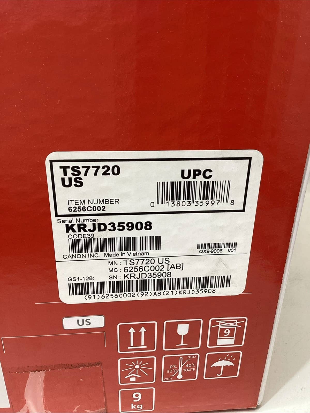 Canon Canon PIXMA TS7720 Printers White New