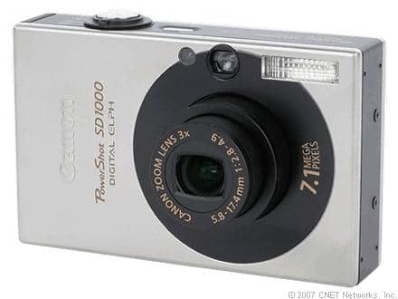 Canon IXUS 70 Digital Cameras Silver Used - Good Body Only