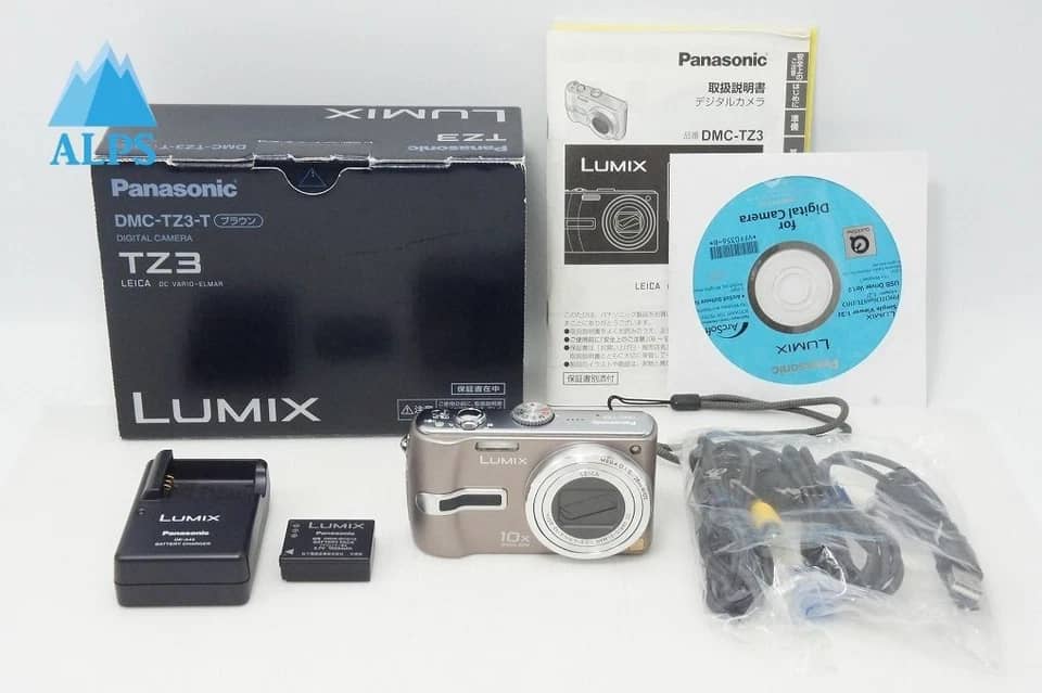 Panasonic LUMIX TZ3 Digital Cameras Black New Body Only