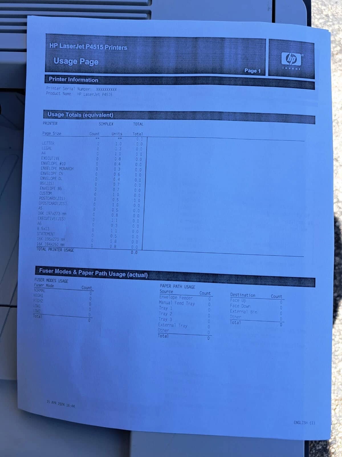 HP P4515N Printers Used - Good