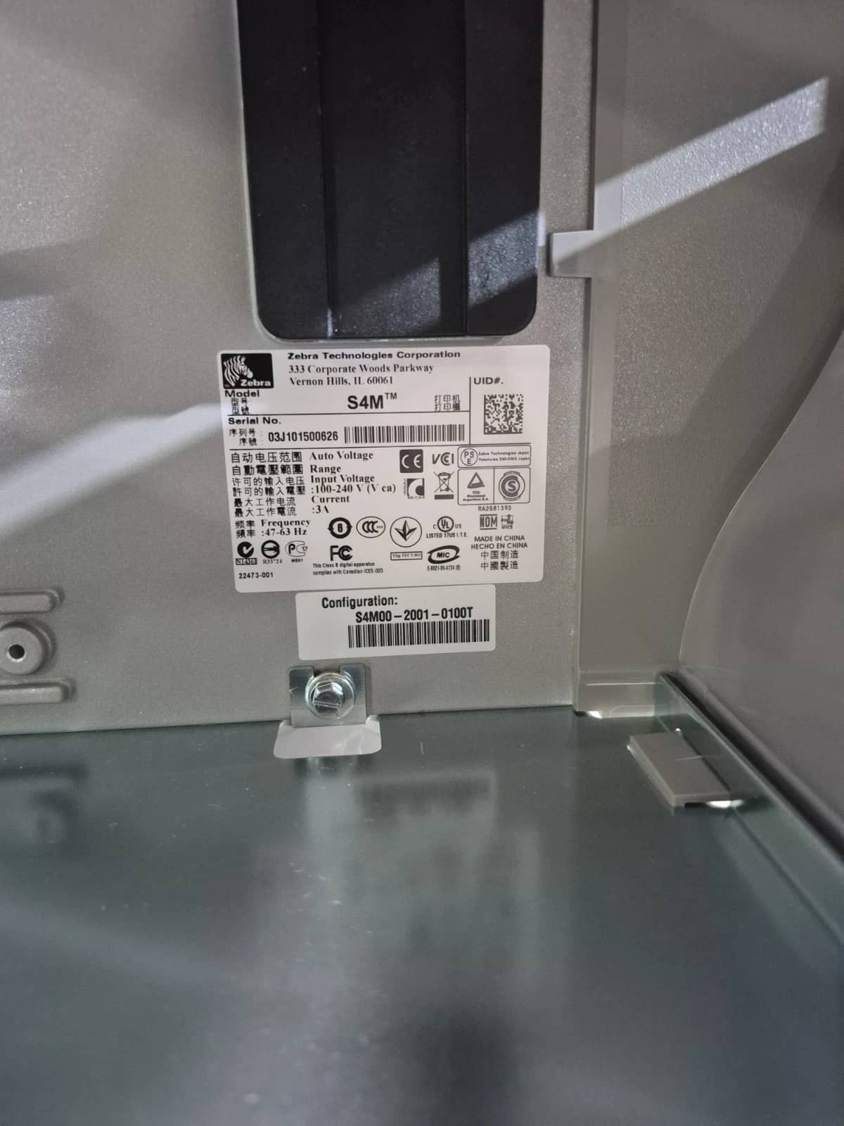 Zebra S4m Printers New
