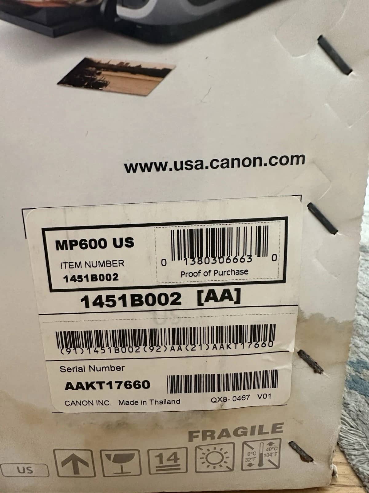 Canon PIXMA MP600 Printers New