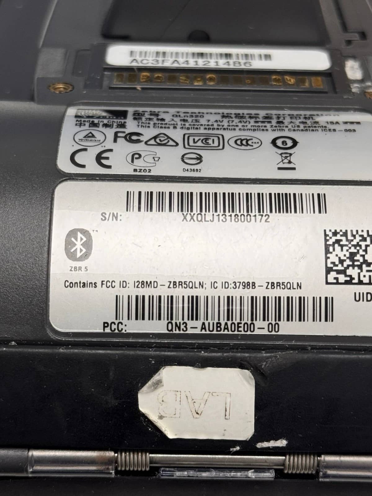 Zebra QN3-AUBA0E00-00 Printers For parts or not working