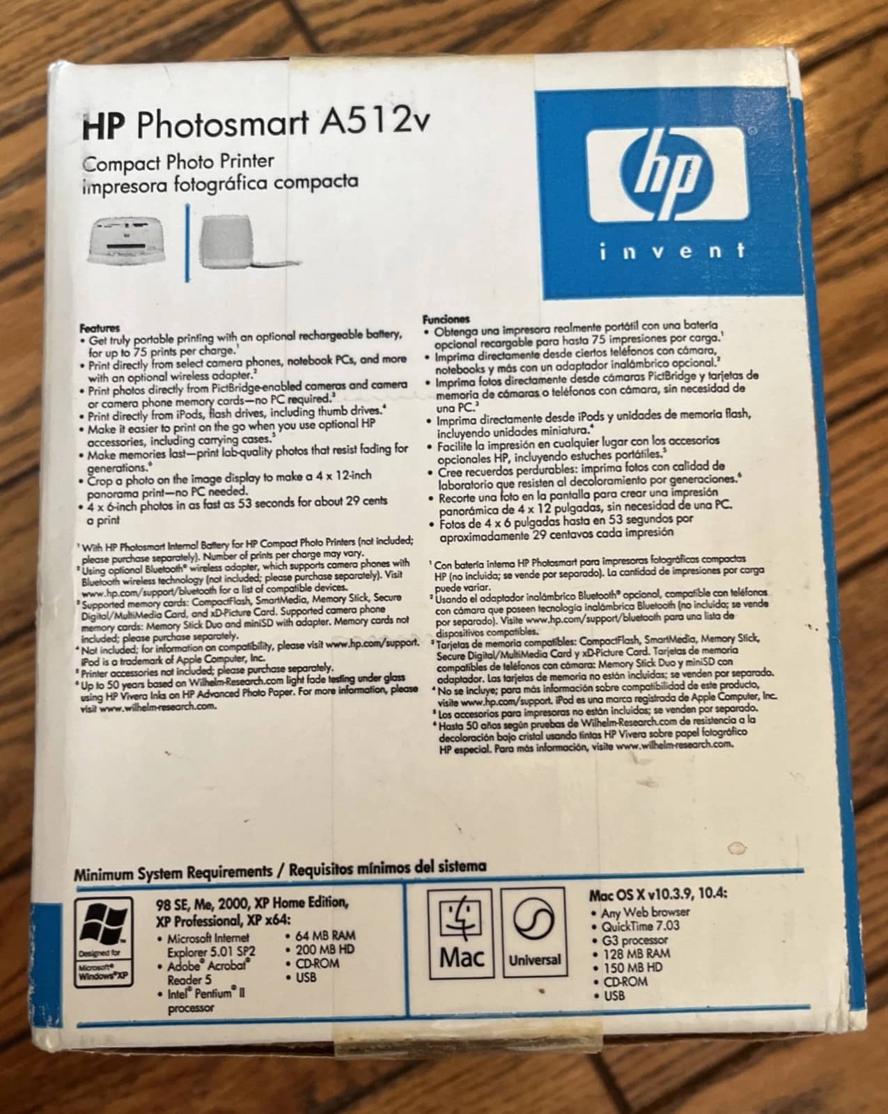 HP Photosmart A512v Printers New