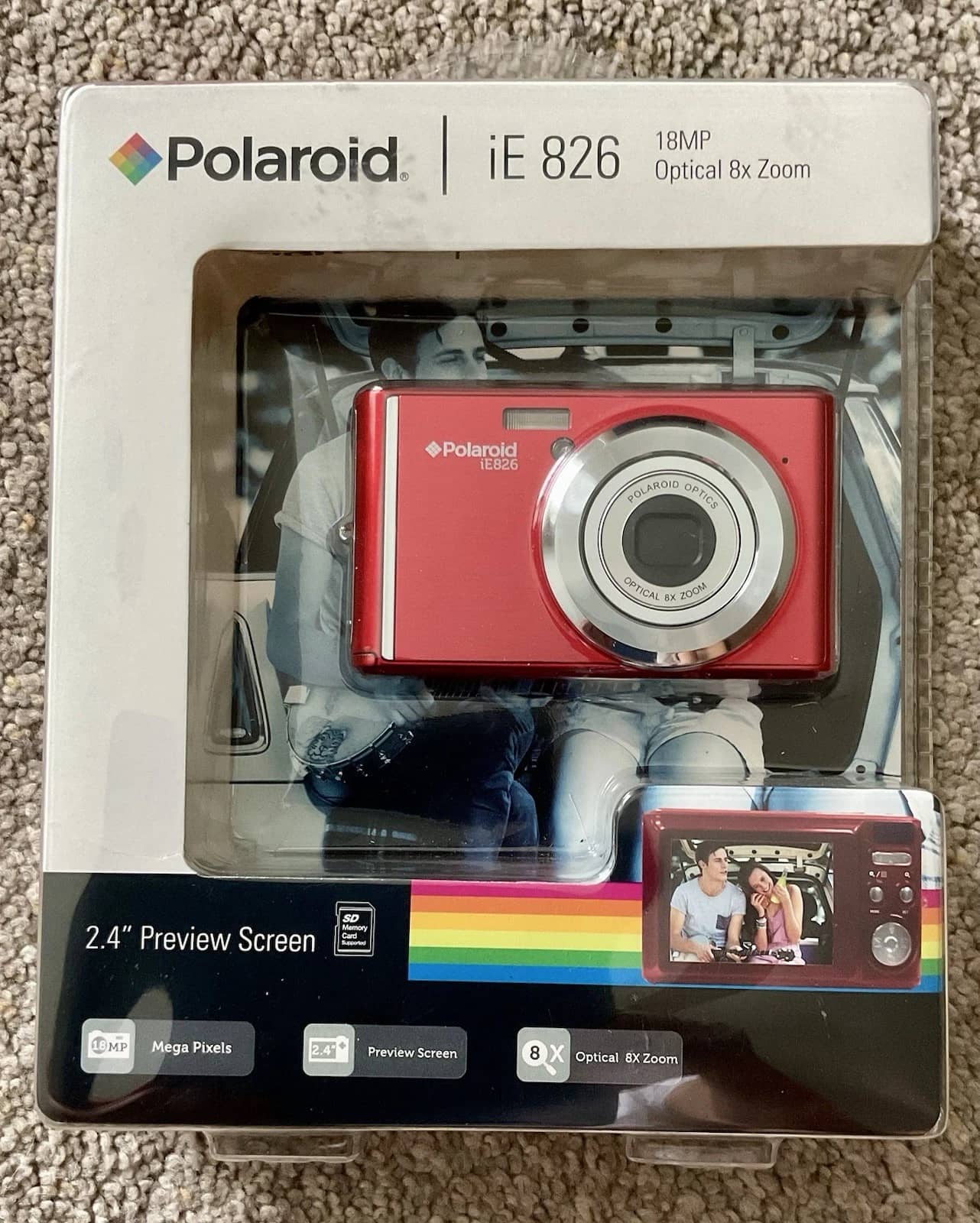 Polaroid 826 Digital Cameras Red New Body Only