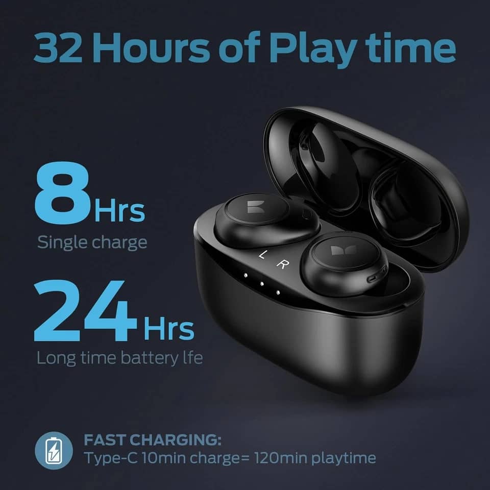 Monster MH12005 Headphones & Earbuds Black New