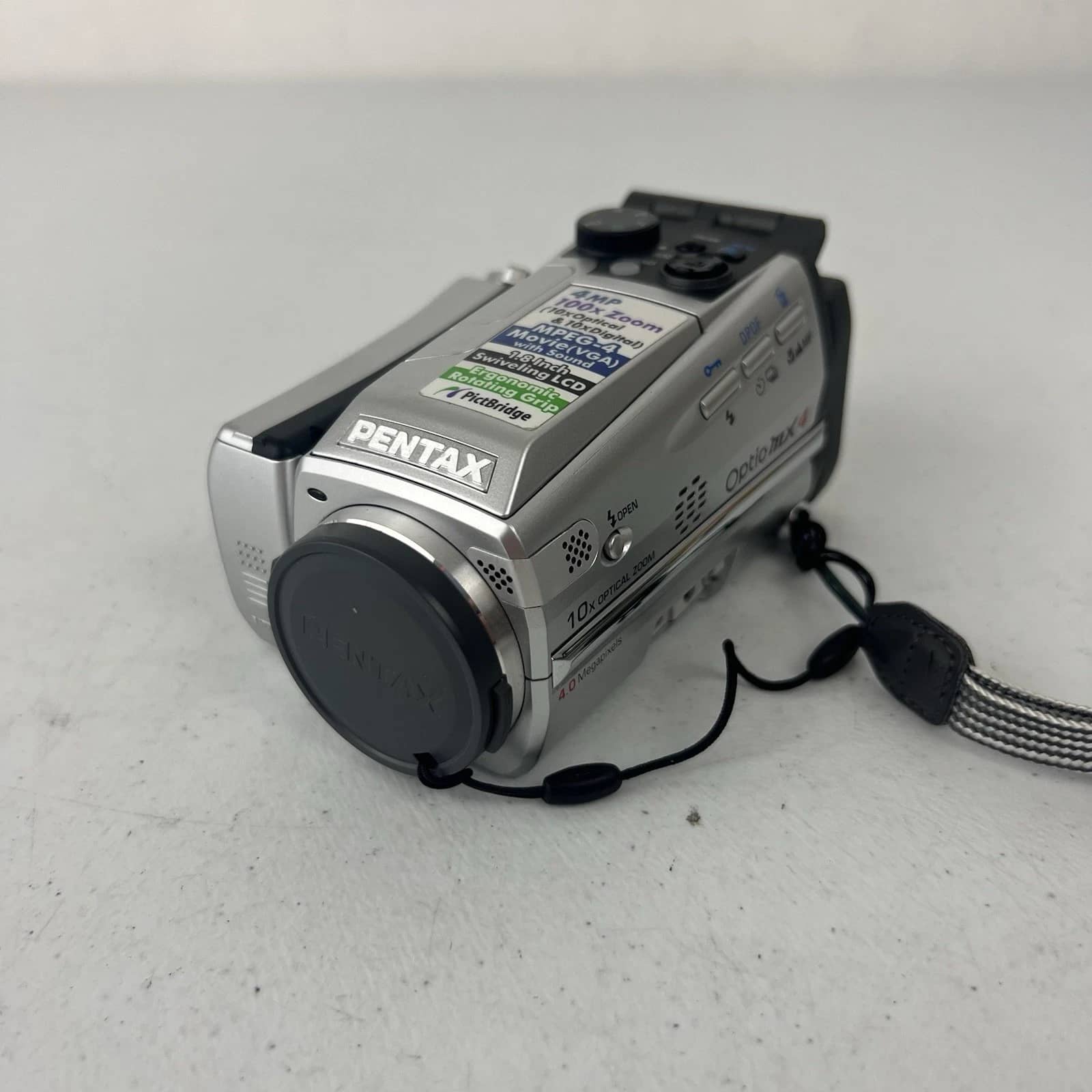 Pentax Optio MX4 Digital Cameras Silver Used - Good Body Only