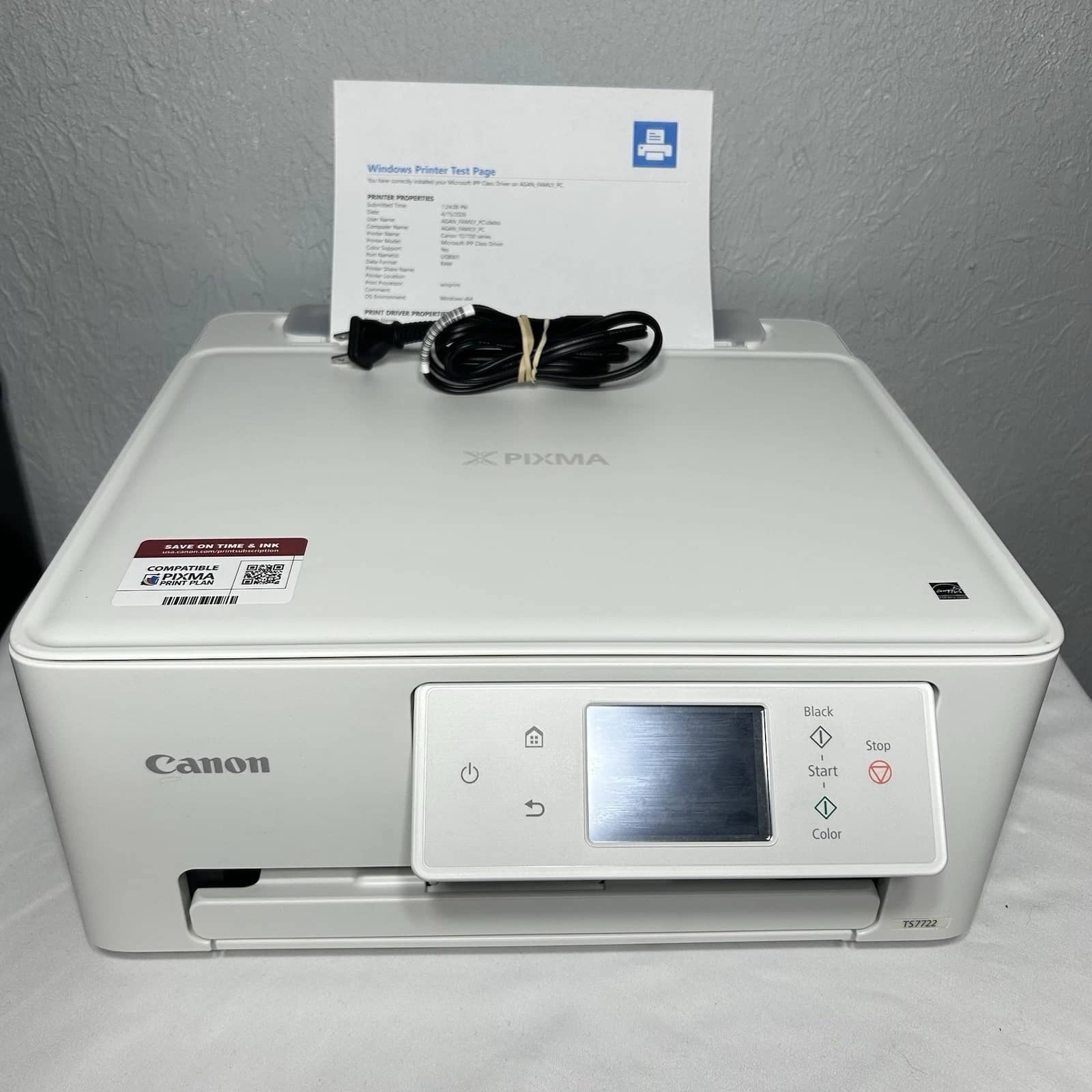 Canon PIXMA TS7722 Printers New