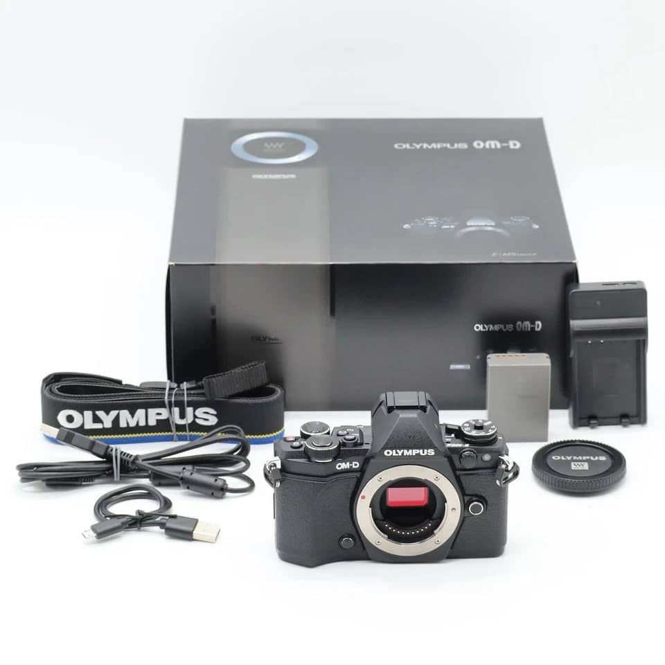 OM SYSTEM OM-D E-M5 Mark II Digital Cameras Black New Body Only