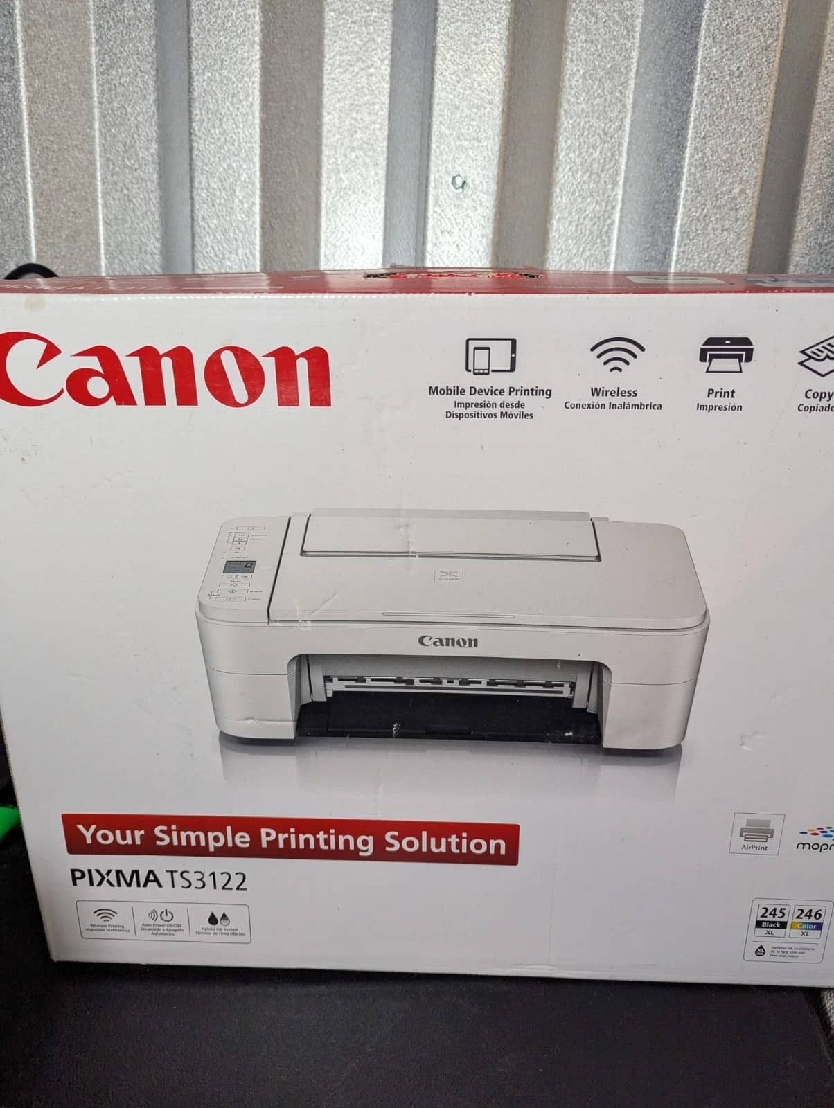 Canon PIXMA TS3122 Printers New
