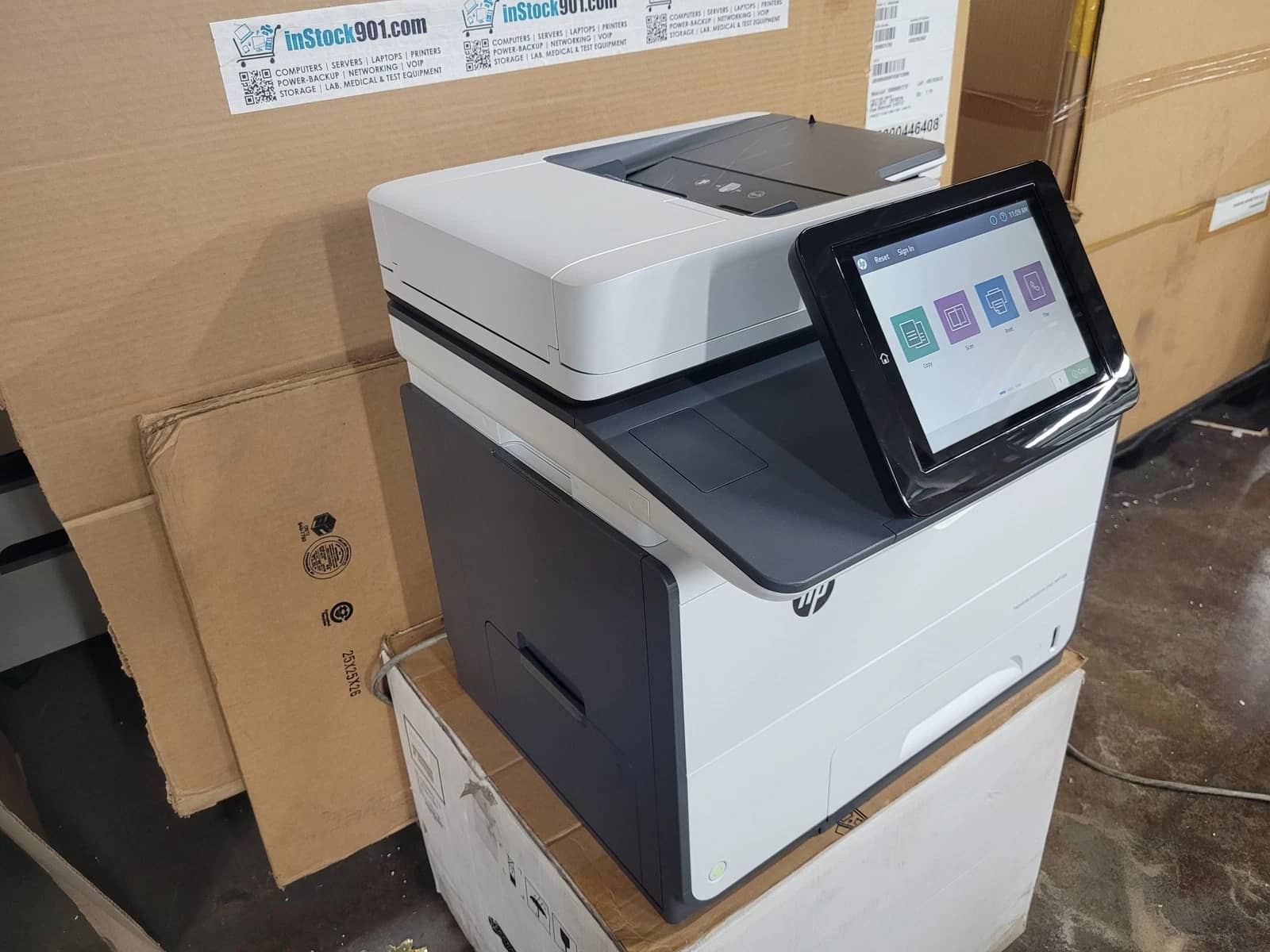 HP MFP 586F Printers Used - Good