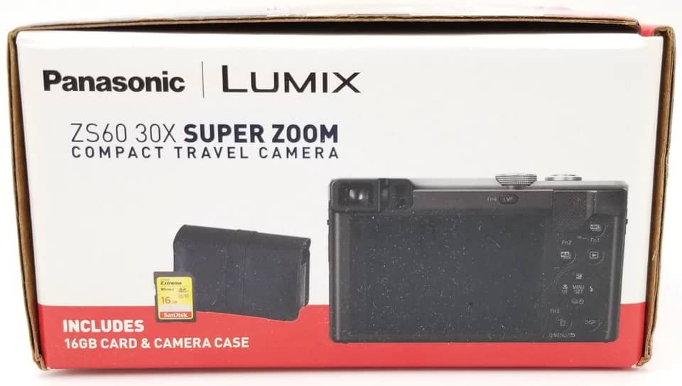 Panasonic LUMIX ZS60 Digital Cameras Black New Body Only