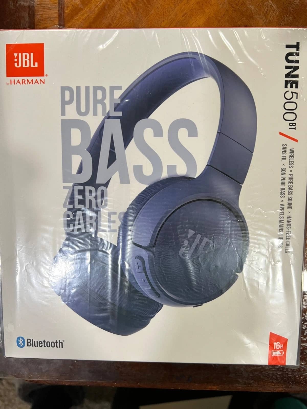 JBL Tune 500 Headphones & Earbuds Blue New