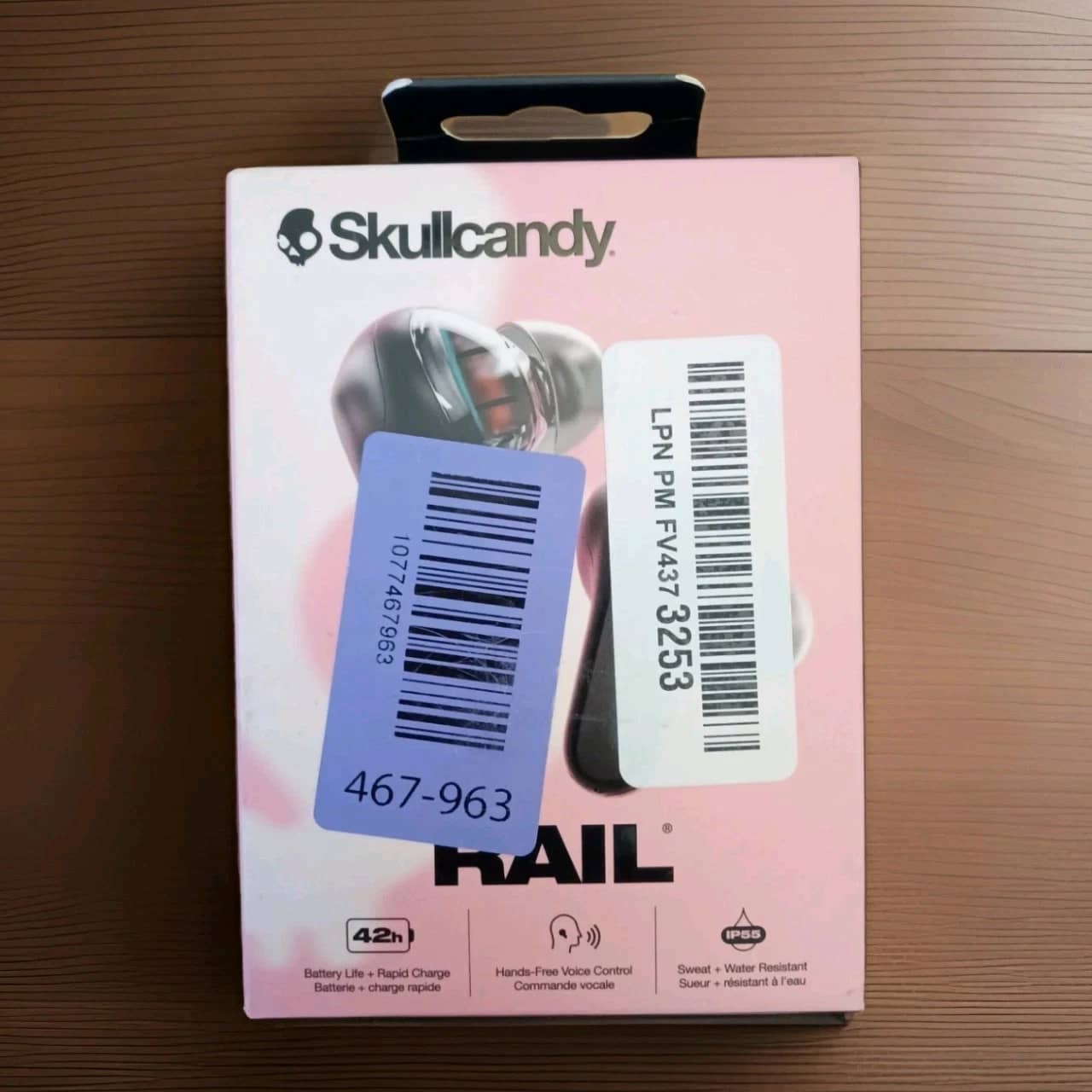 Skullcandy Rail Headphones & Earbuds Black New