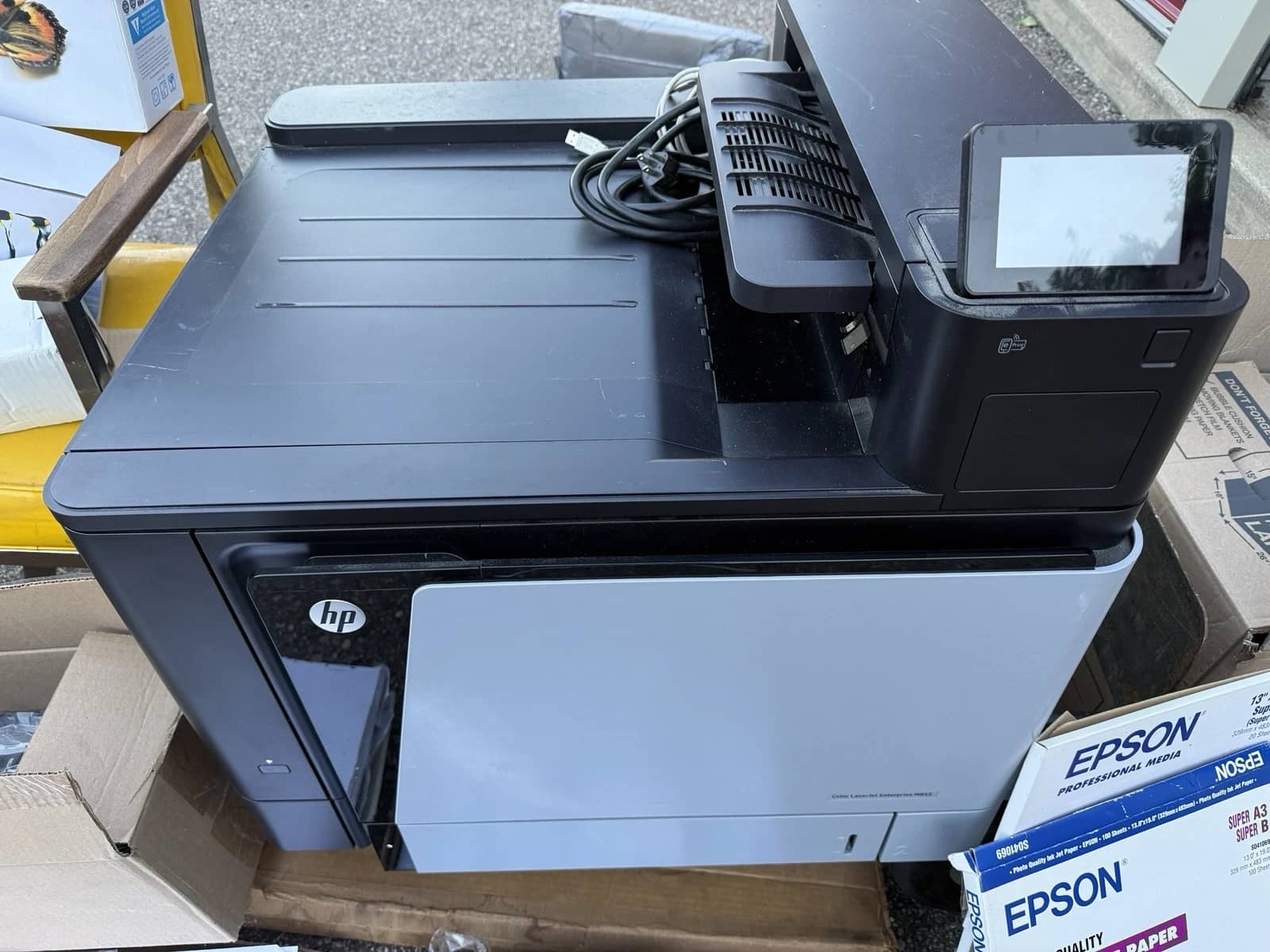 HP M855DN Printers Used - Good
