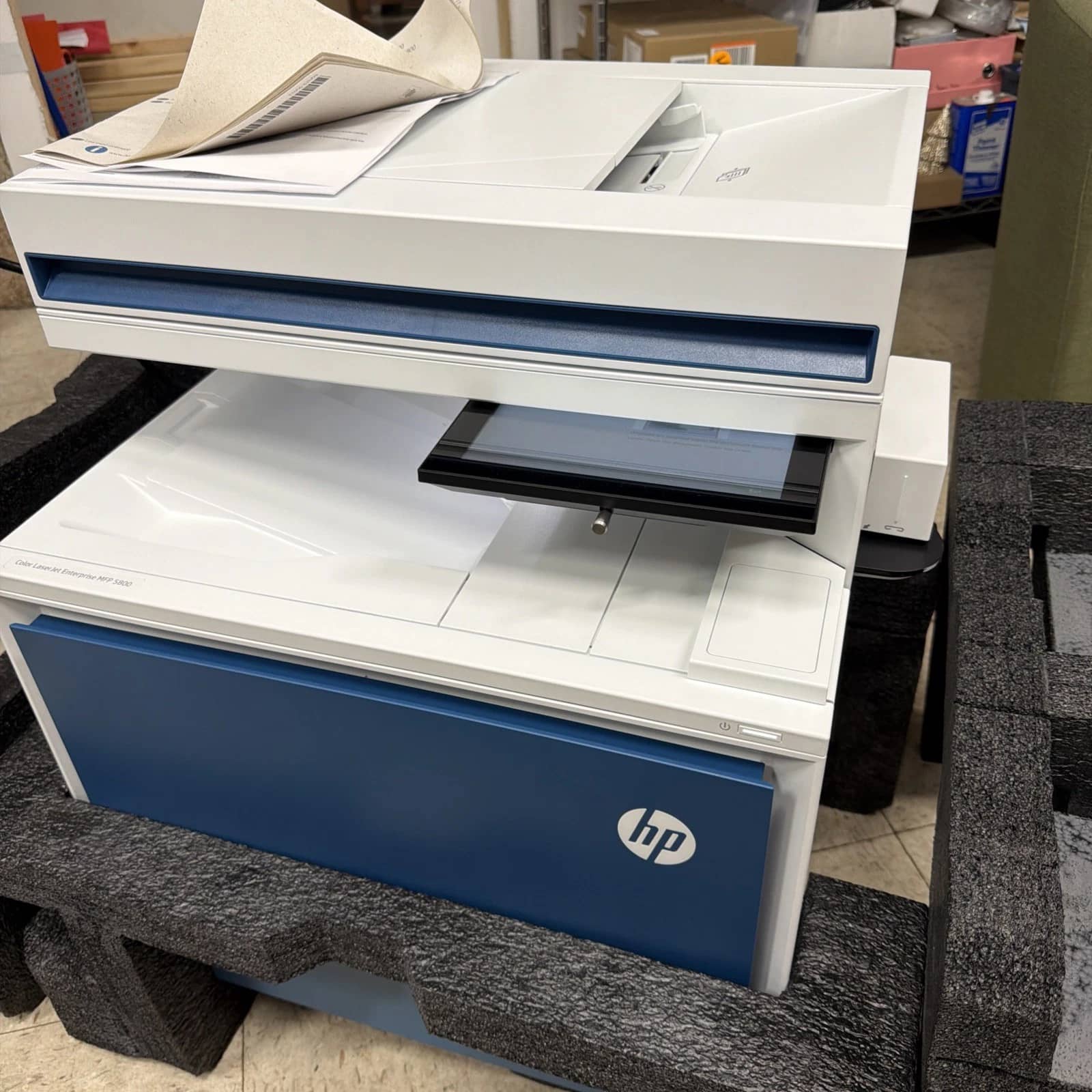 HP Color LaserJet Enterprise MFP 5800f Printers New