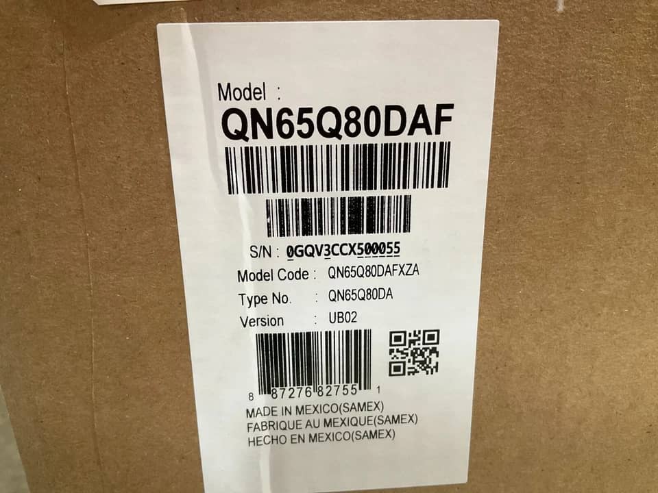 Samsung Q80D TVs