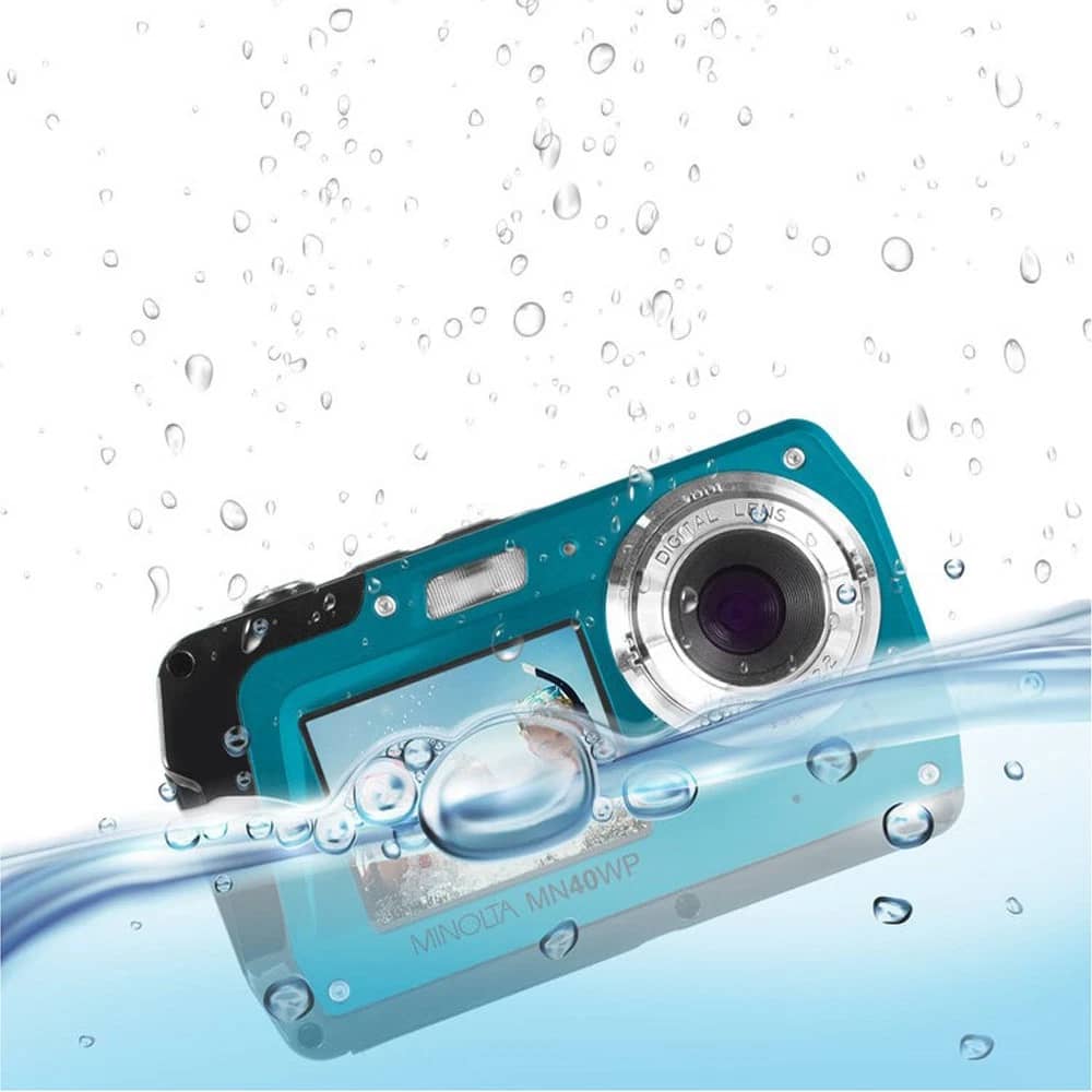 Minolta MN40WP-BL Digital Cameras Blue New Body Only