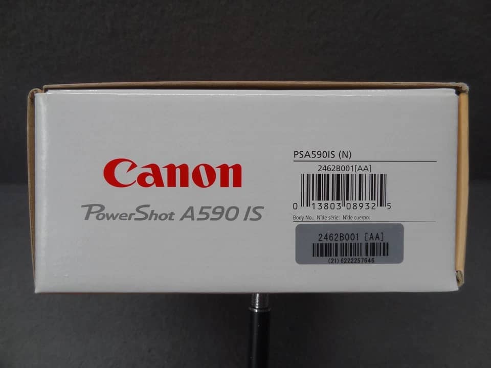 Canon A590 IS Digital Cameras Gray Used - Good Body Only