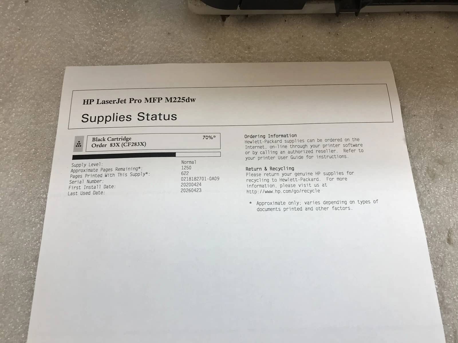 HP M225dw Printers New