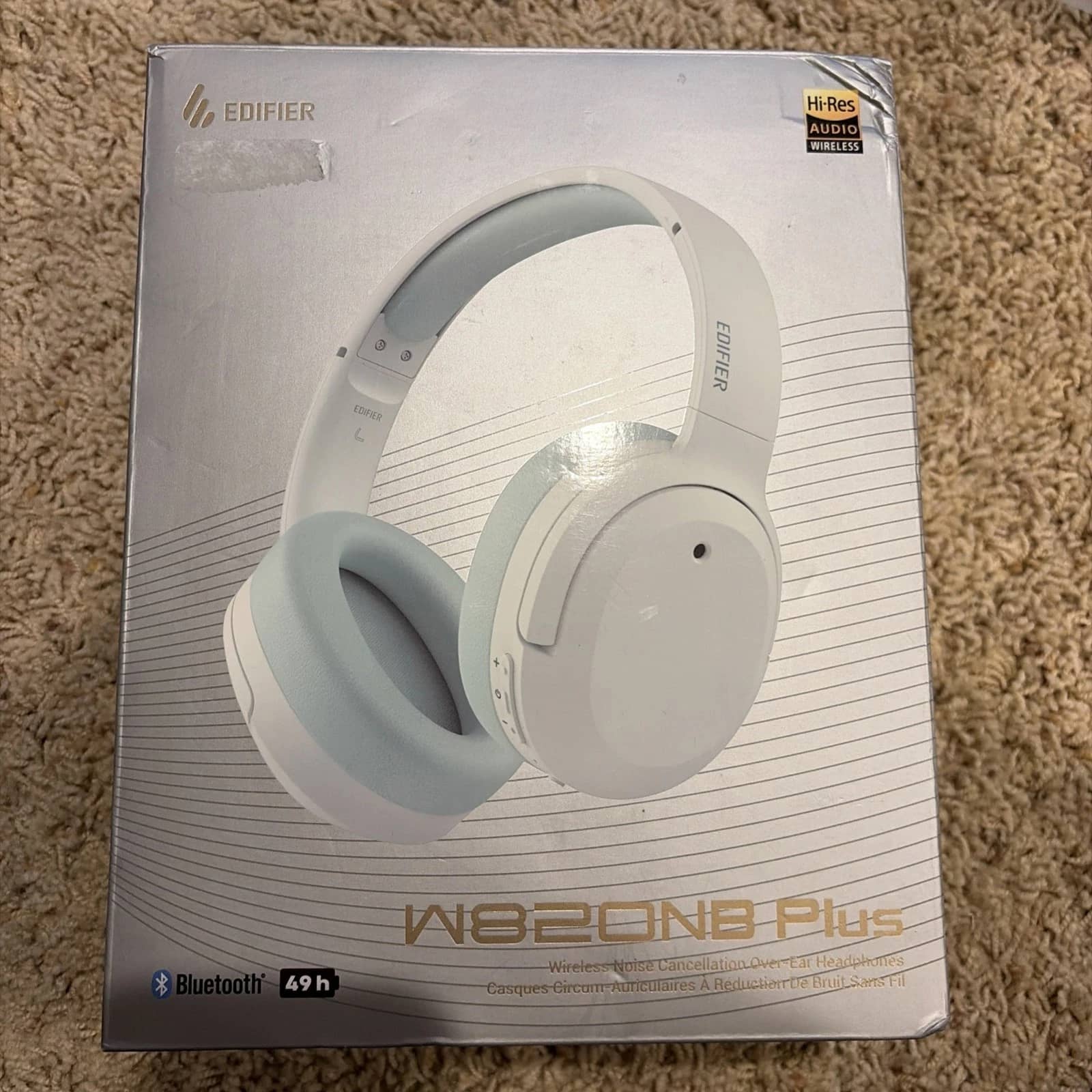 Edifier W820NB Plus Headphones & Earbuds Gray New