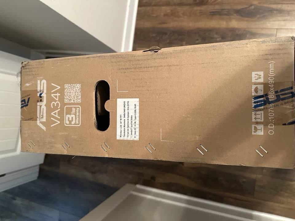 ASUS VA34VCPSN Monitors