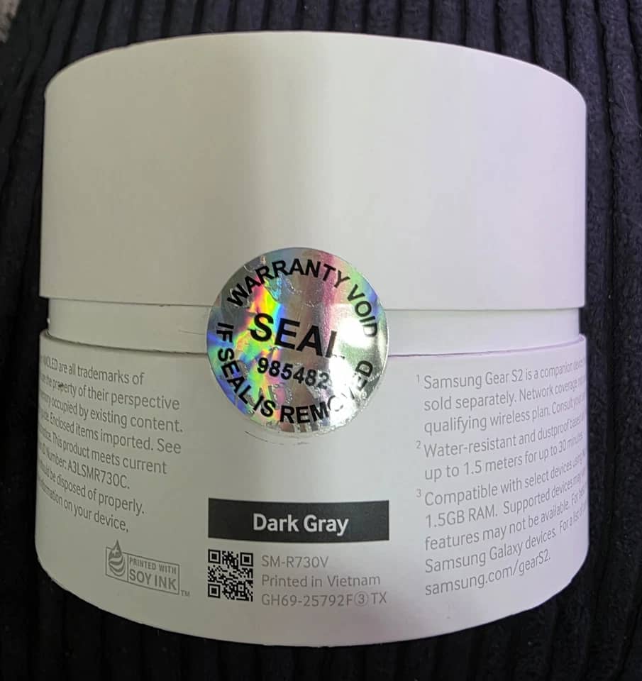 Samsung Samsung Gear S2 Smartwatches Gray 44mm New