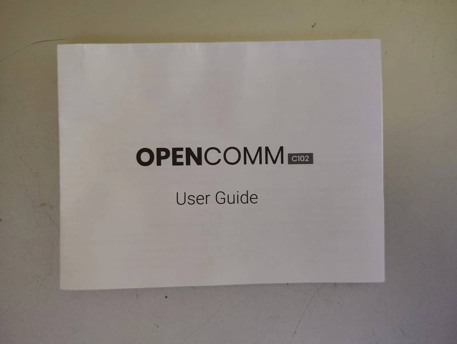 Shokz Opencomm C102 Headphones & Earbuds Black Used - Good