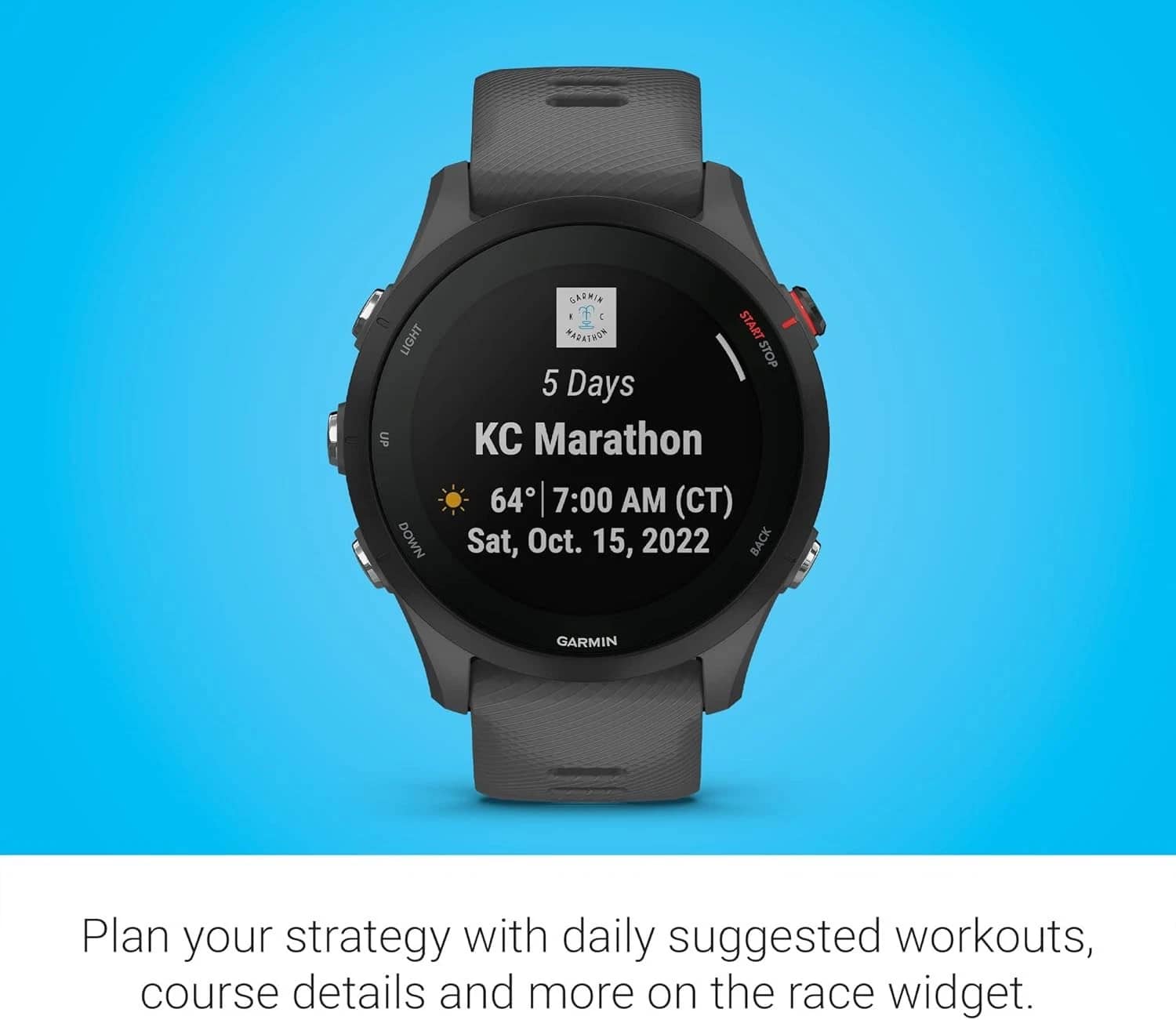 Garmin Forerunner 255 Smartwatches Blue 46mm New