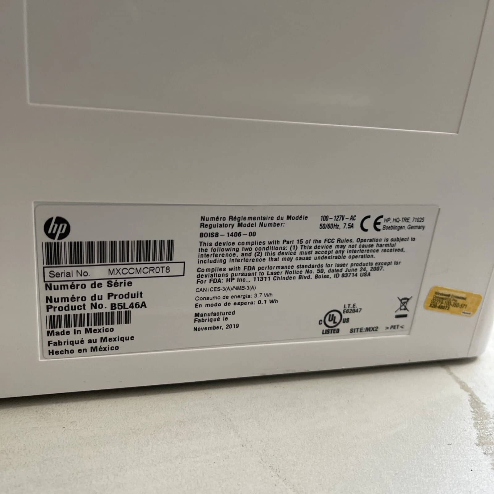 HP MFP M577 Printers Used - Good