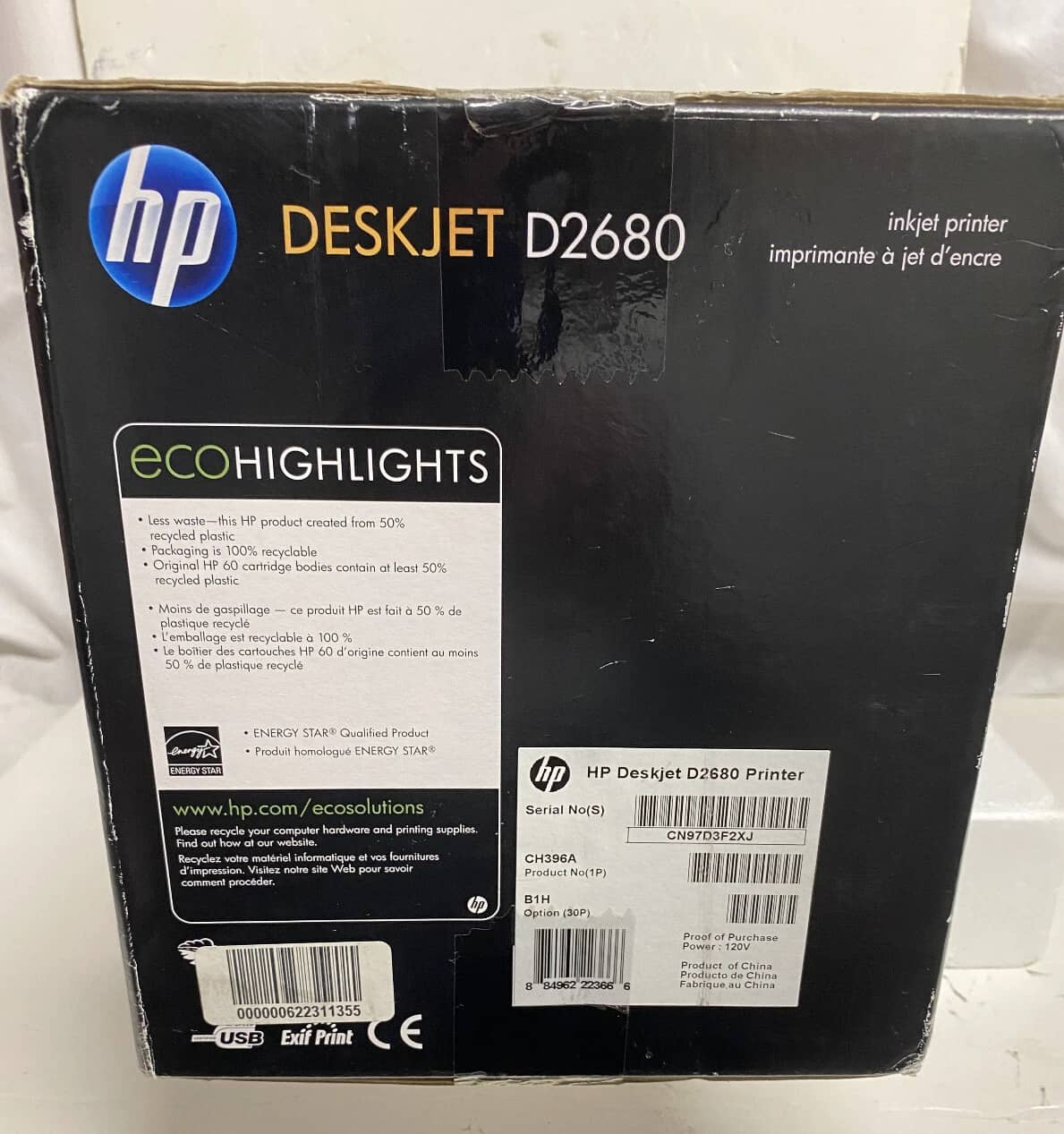 HP DeskJet D2680 Printers New
