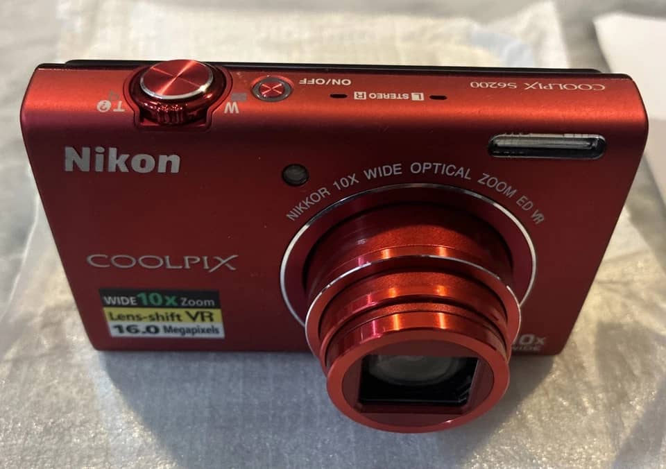 Nikon COOLPIX S6200 Digital Cameras Red New Body Only