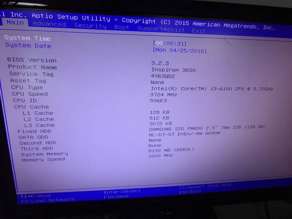 Dell Inspiron 3650 Computers