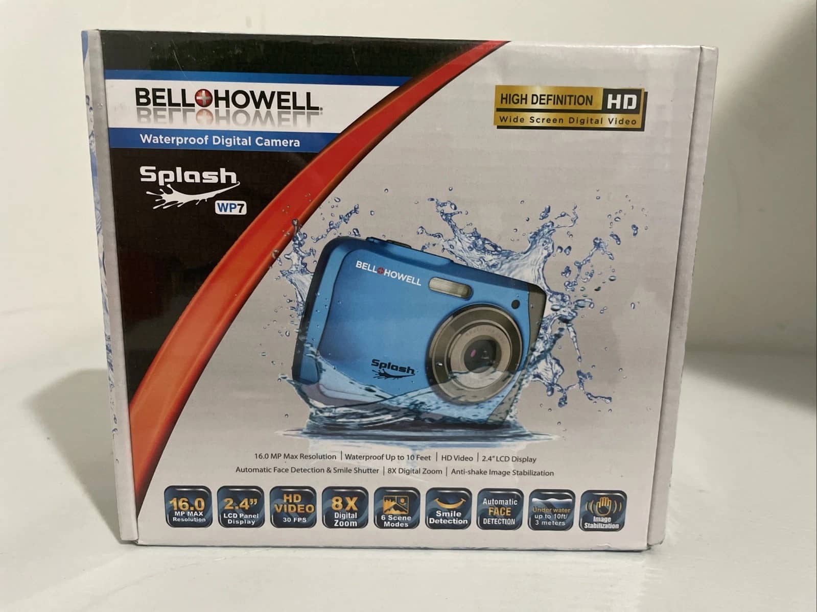 Bell+Howell WP7 Splash Digital Cameras Black New Body Only