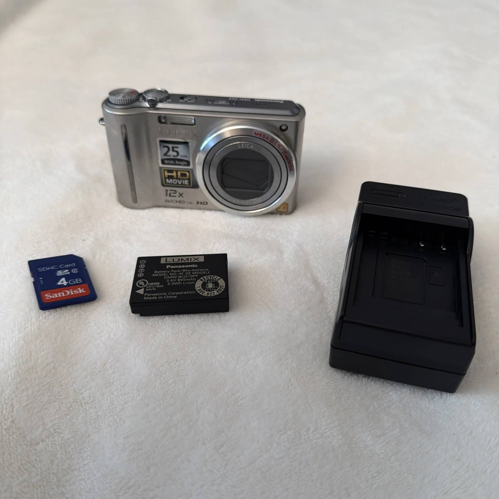 Panasonic LUMIX ZS3 Digital Cameras Black Refurbished - Excellent Body Only