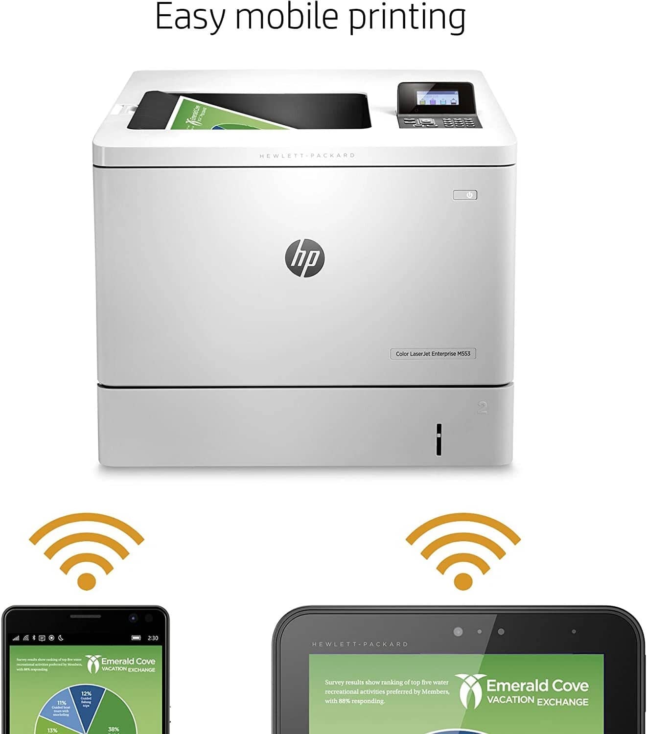 HP M553Dn B5L25A Printers New