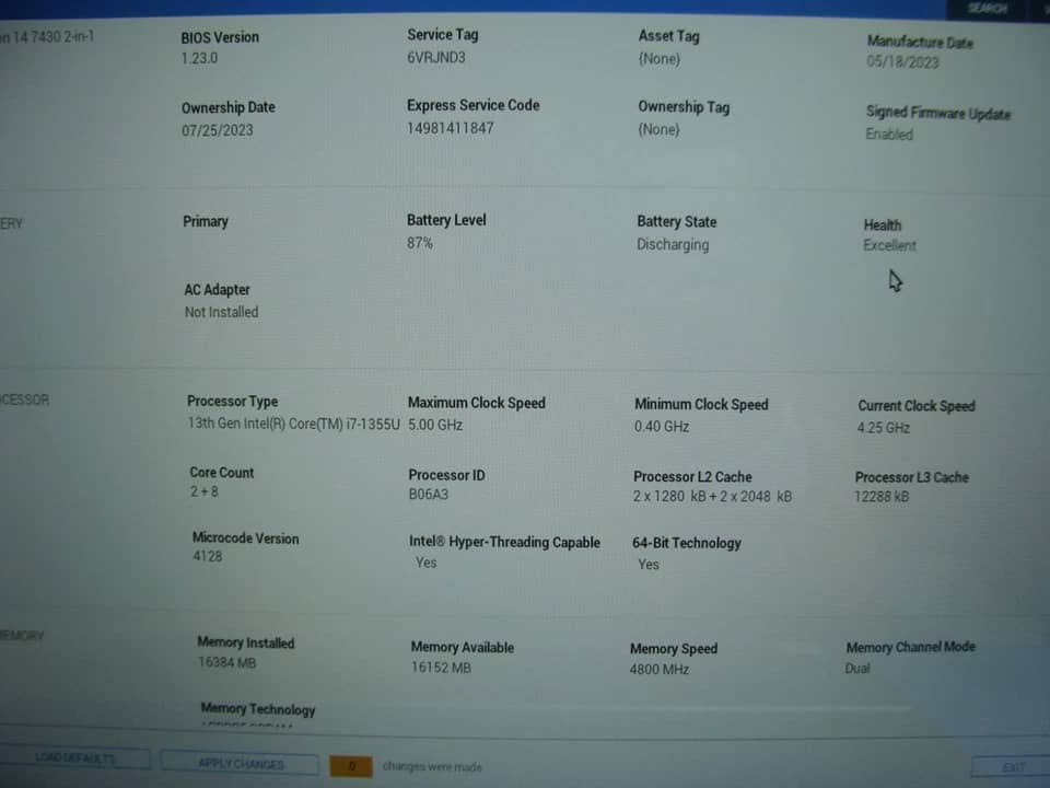 Dell Inspiron 7430 Computers