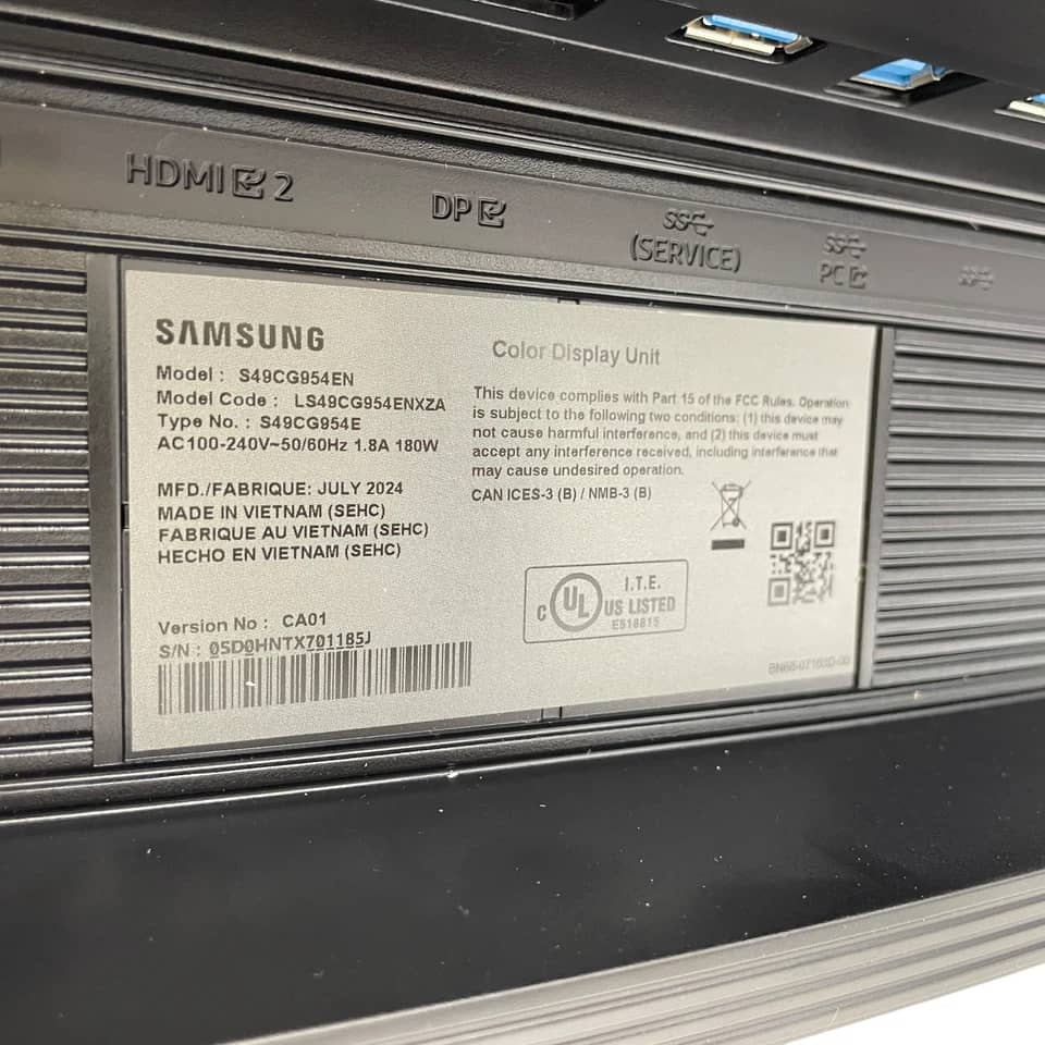 Samsung LS49CG954E Monitors