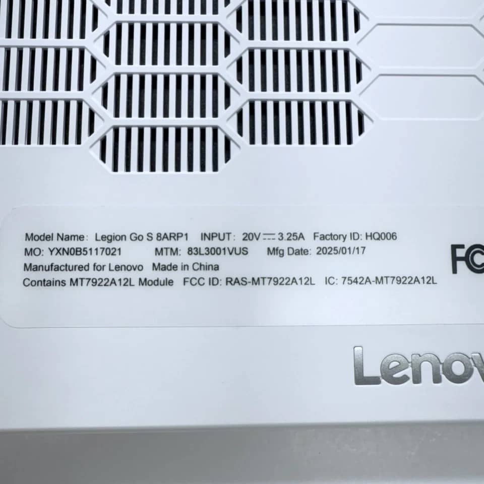 Lenovo Legion GO S -2025 Video Game Consoles Black 512GB Used - Good