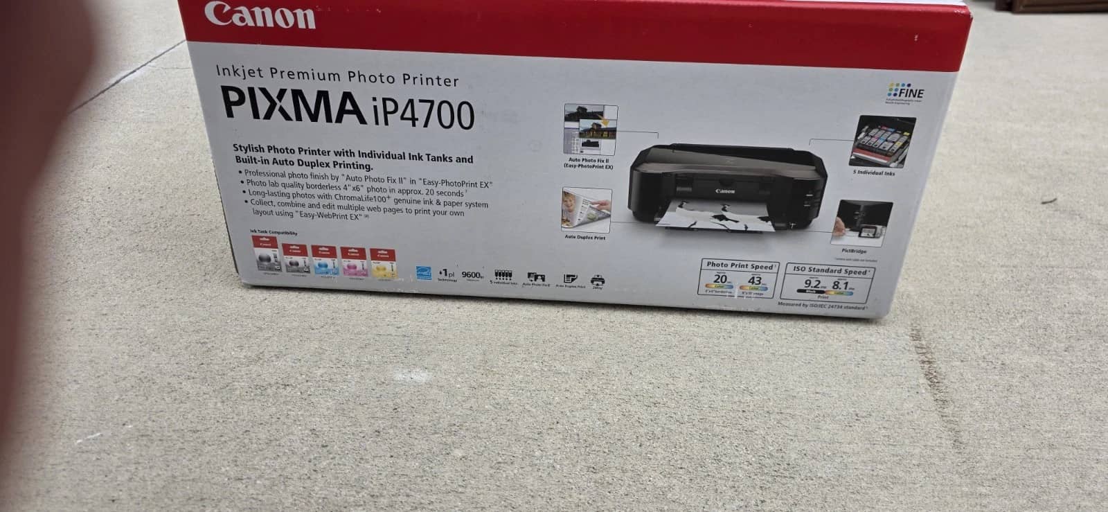 Canon PIXMA iP4700 Printers New
