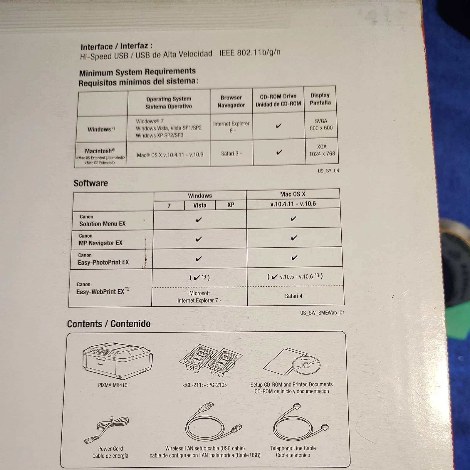 Canon MX410 Printers Used - Good