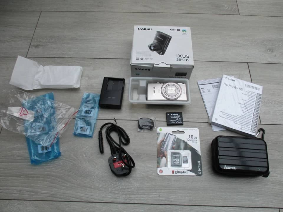 Canon IXUS 285 HS Digital Cameras Black New Body Only