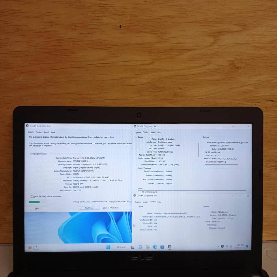 ASUS Vivobook X401A Computers