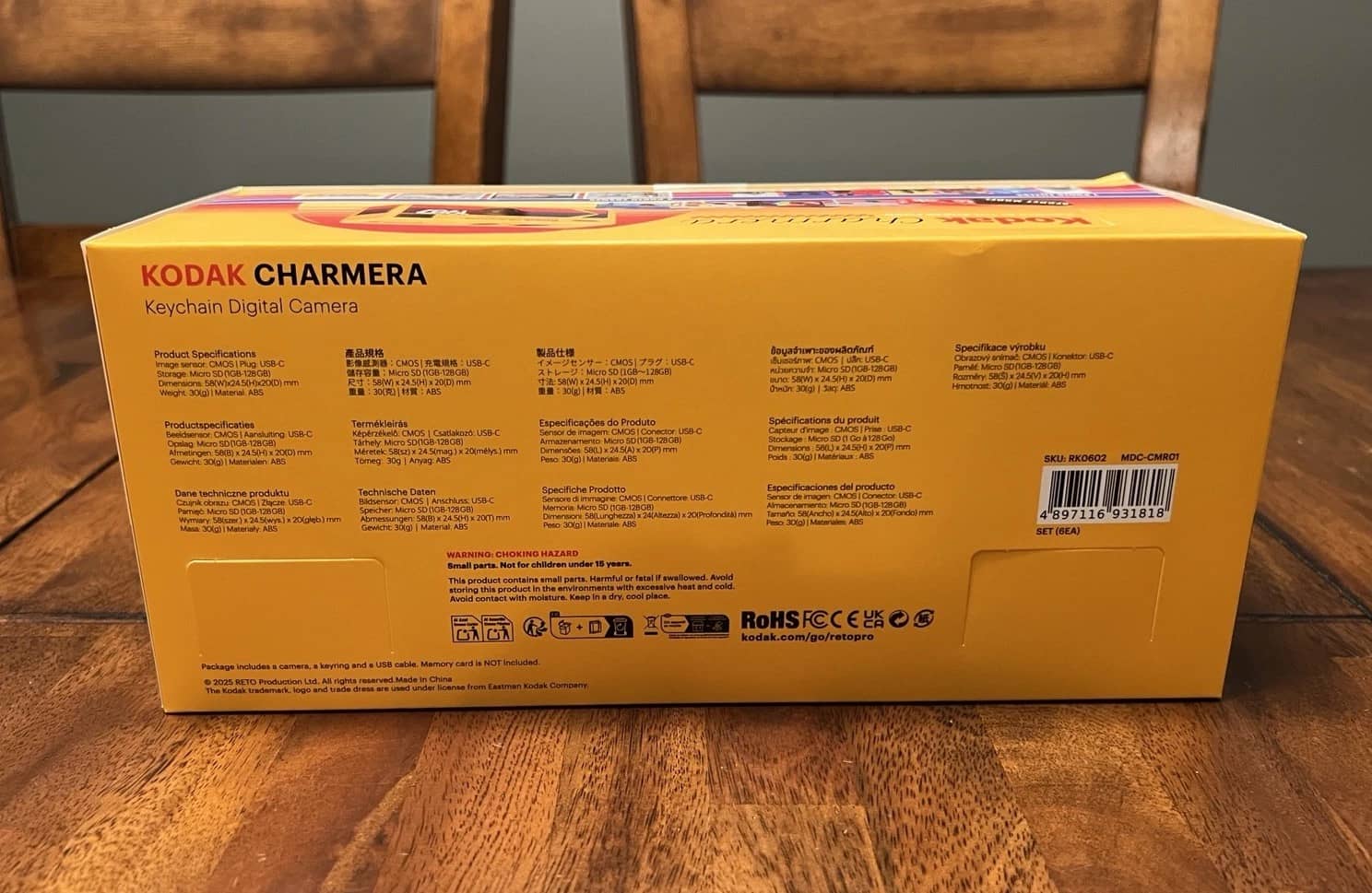 Kodak Charmera Keychain Digital Cameras Multicolor New