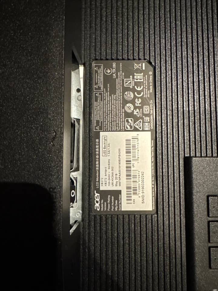 Acer XB272 Monitors