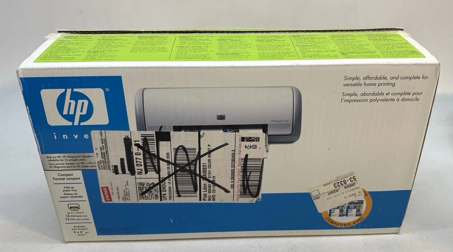 HP Deskjet D1341 Printers New