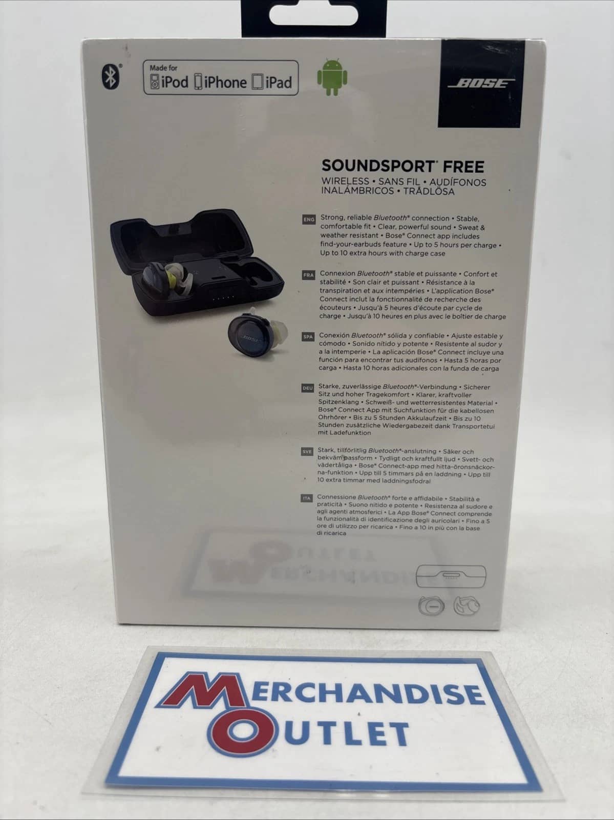Bose Soundsport Headphones & Earbuds Multicolor New