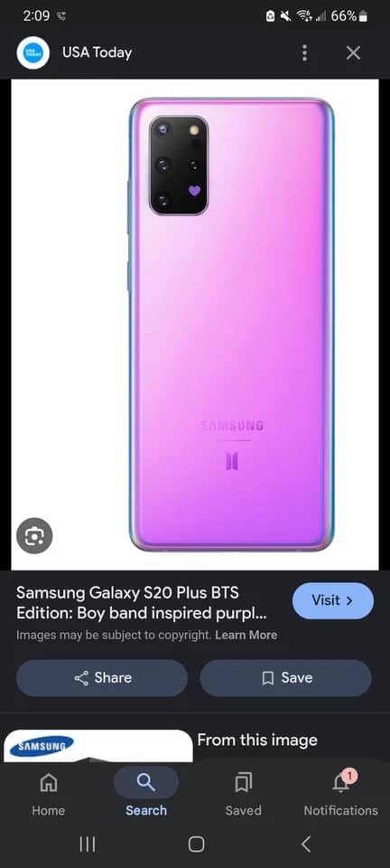 Samsung Galaxy S20+ Cell Phones