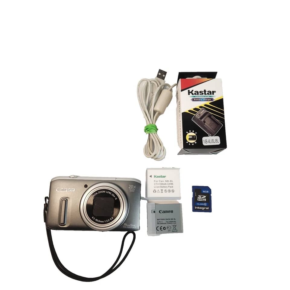 Canon PowerShot SX260 HS Digital Cameras Green New Body Only