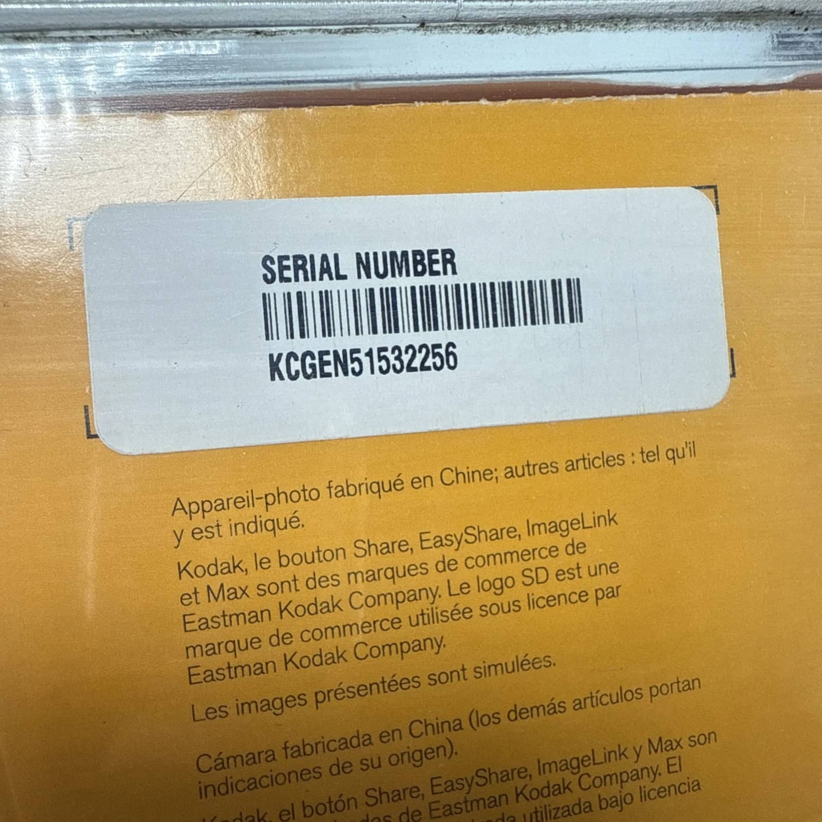 Kodak EasyShare C300 Digital Cameras Silver New Body Only